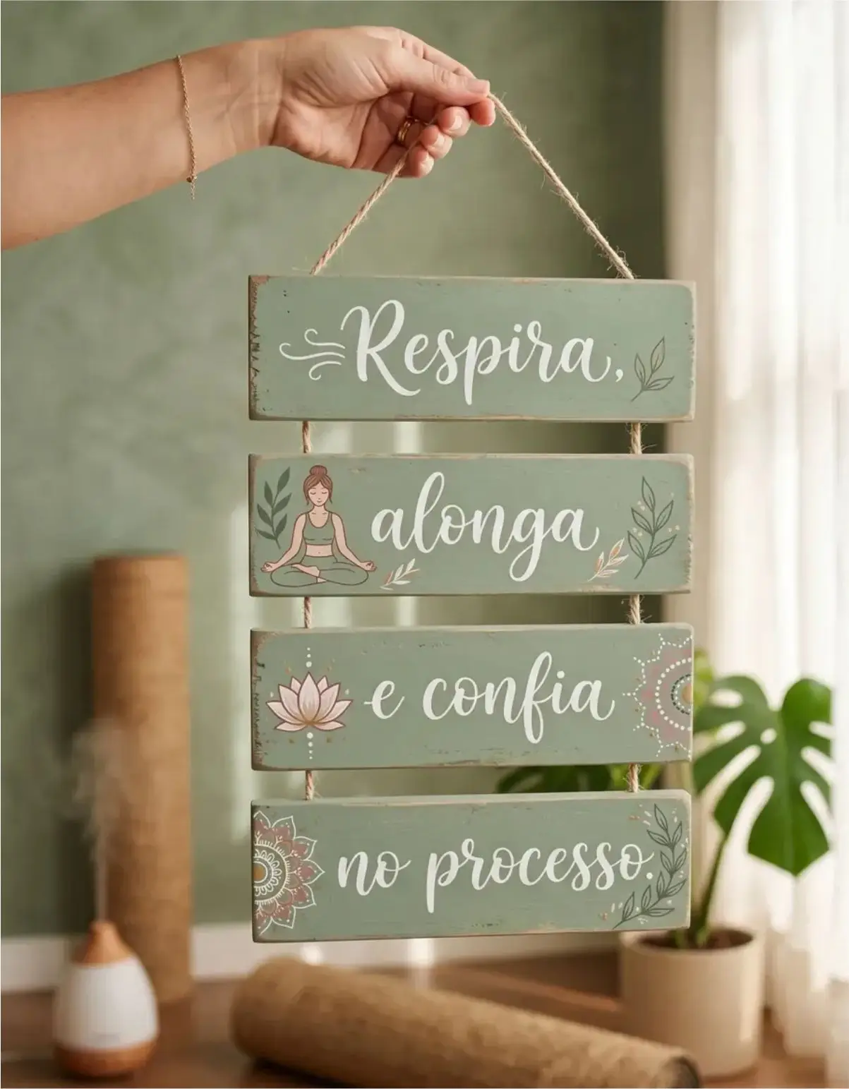 Placa 4 Partes - Confia no Processo - Imagem 1