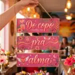 Placa 3 Partes - Do copo pra Alma