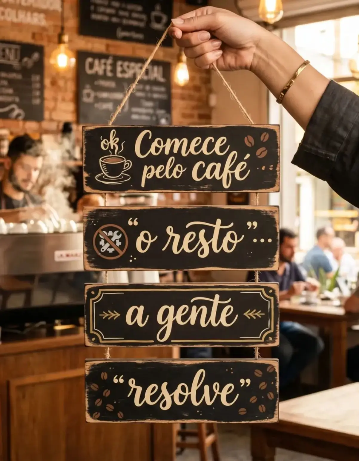 may17 Placa 4 Partes - Comece pelo Café - Imagem 1