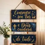 Placa 3 Partes - Consagre seu Lar