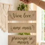 Placa 3 Partes - Viva leve