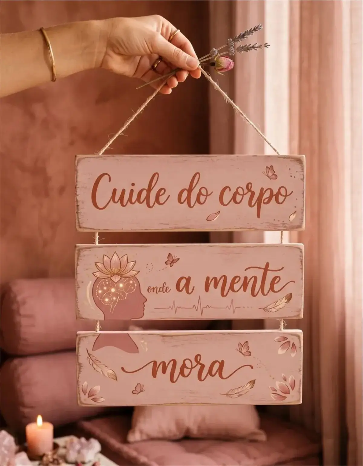 Placa 3 Partes - Cuide do Corpo - Imagem 1