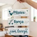 Placa 3 Partes - Pilatas e Força