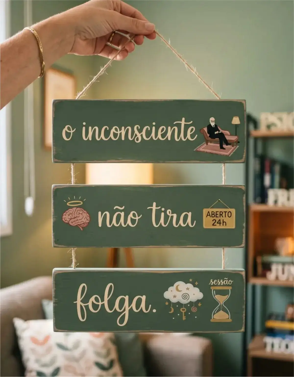 Placa 3 Partes - o Inconsciente não tira folga - Imagem 1