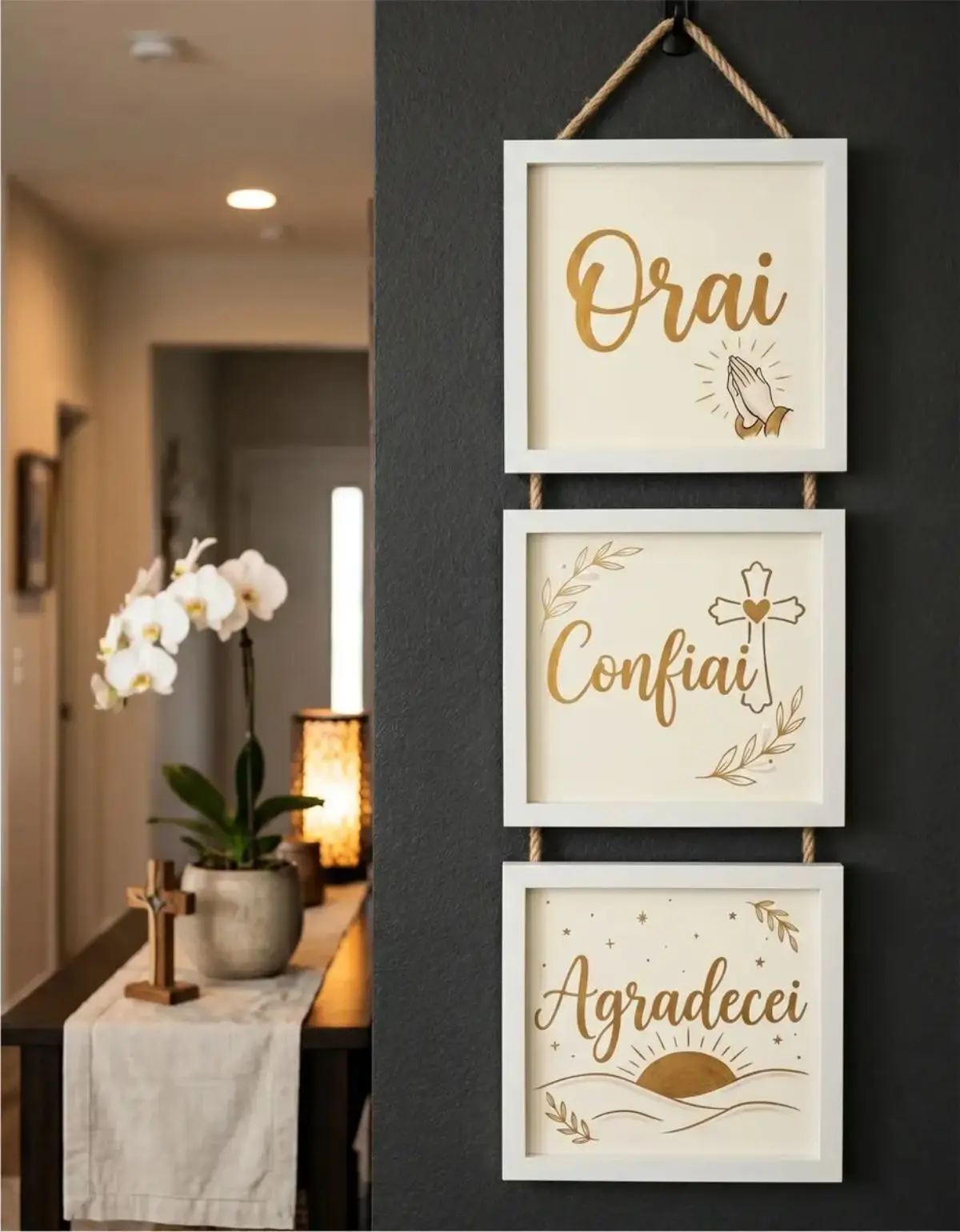 Trio Cordinhas - Orai - Confiais - Imagem 1