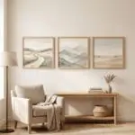 Kit 3 Quadro 20x20 - Paisagem montanhas