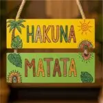 Placa 2 Partes - HAKUNA MATATA