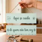 Placa 2 Partes - Aqui se cuida