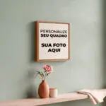 Quadro Quadrado Personalizado - Moldura Clássica